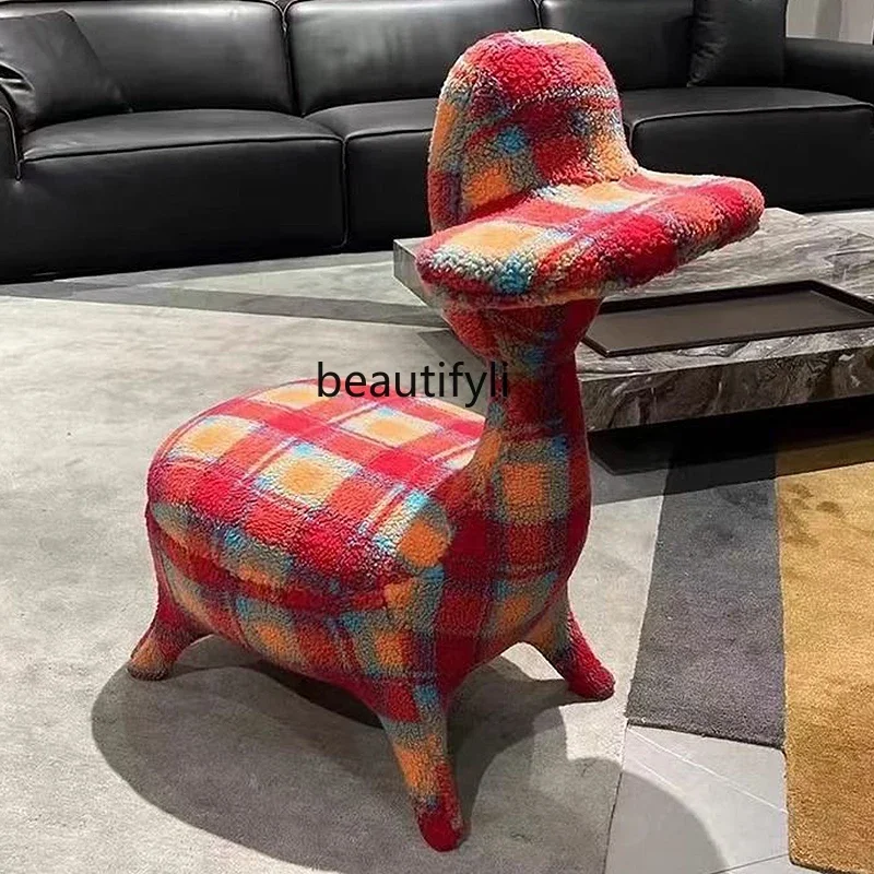 Chair designer sofa chair creative leisure special-shaped animal lazy stool ornament