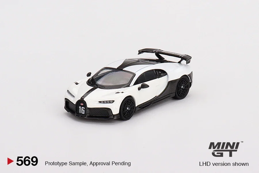 

МОДЕЛЬ TSM MINIGT # 569 1:64 Bugatti Chiron Pur Sport # 569, литая под давлением модель гоночного автомобиля, детские игрушки, подарок