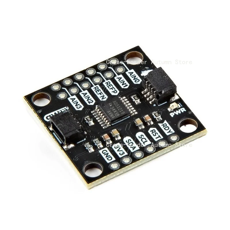 ADS1219 24 Bit High Precision ADC Module 4 Channel AD Sampling Board I2C Interface Voltage Signal Acquisition Sensor Module