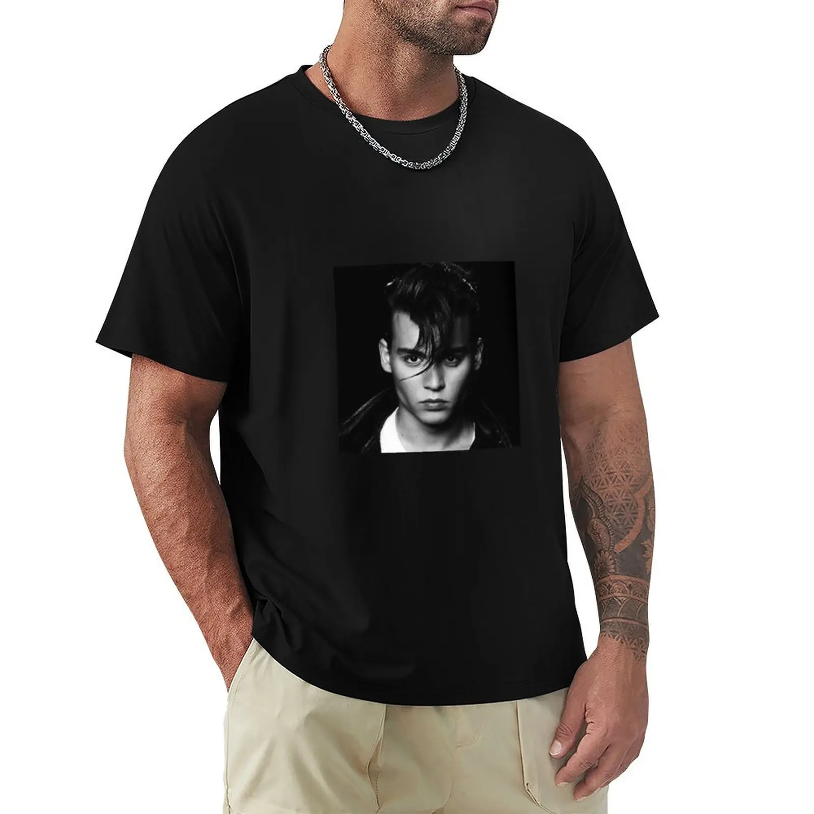 Johnny Depp T-Shirt Christmas Theme Tee Top