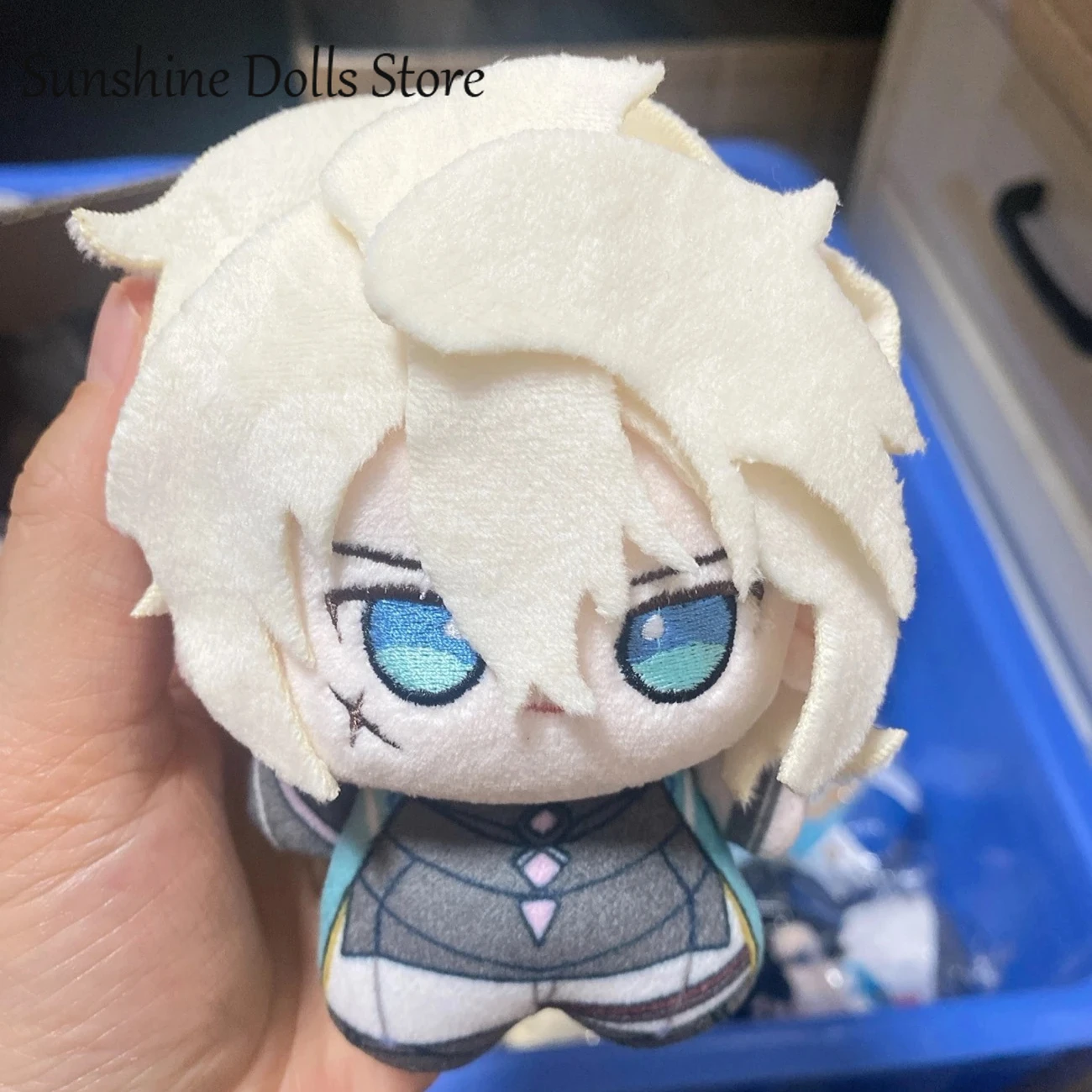 

Game Varka Genshin Impact 10CM Kawaii Doll Soft Stuffed Plush Toys Print Body Cosplay Figure Bag Pendant Plushie Xmas Gift