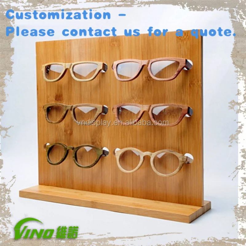 

custom.Eyewear Display Stand - 6 - Pair Capacity, Retail Store Glasses Organizer