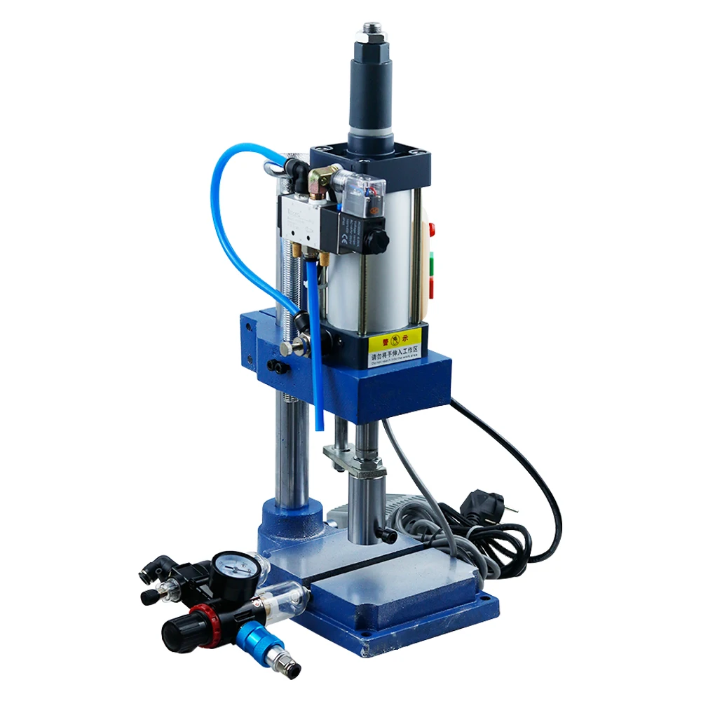 Bench Pneumatic Press Pneumatic Punch 110/220V Mechanical Press Pneumatic Machinery Punching