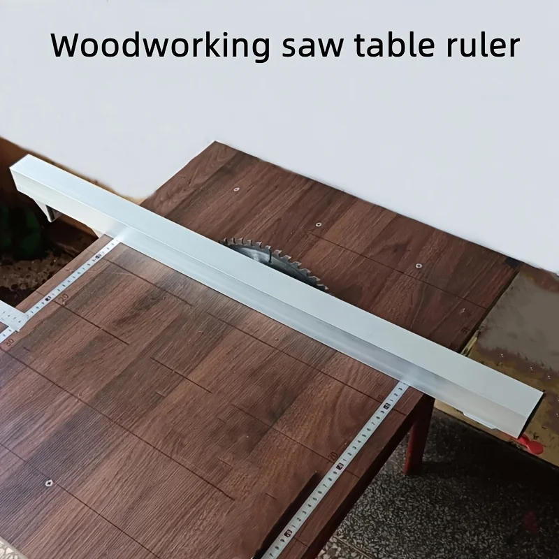 سبائك الألومنيوم الجدول المنشار سياج لوح خشبي المشبك لمنشار دائري كهربائي آلة القطع دليل حاكم لأداة نجارة