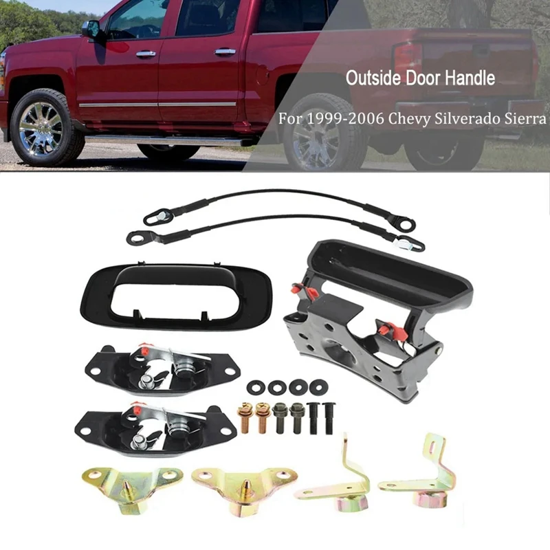 

Car Tailgate Hardware Repair Kit For Chevrolet Chevy Silverado GMC 1999-2006 15074252 15074253 15078745