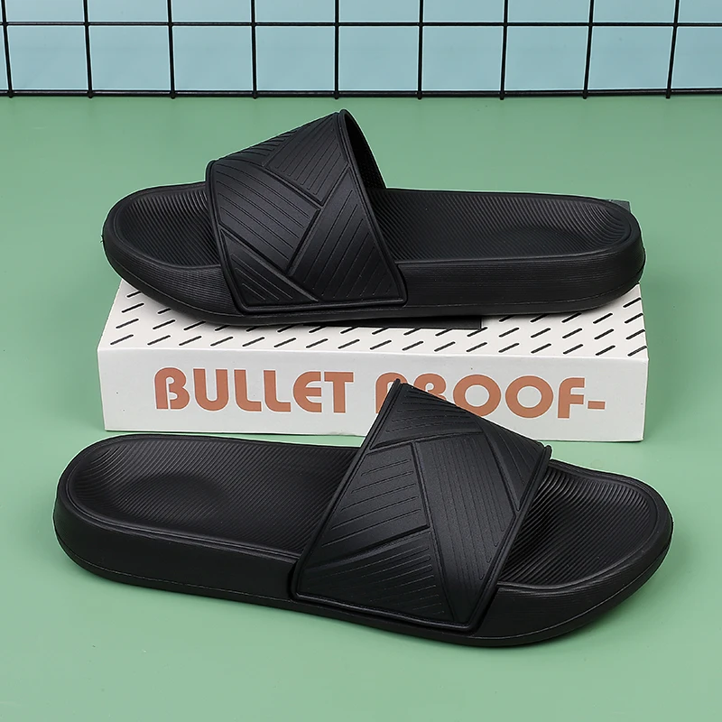 Summer New Men's Slippers 2023 Outdoor Eva High Quality Soft Bottom Sandals Men Slides Beach Shoes Male Slippers Luxury Sandals