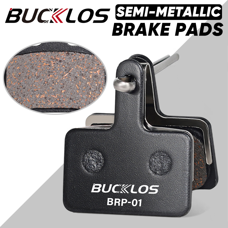 BUCKLOS Semimetallic Bicycle Brake Pads Road Mountain Bike Disc Brake Pad for SHIMANO B01S B03S B05S-RX MTB Hydarulic Brake Pads