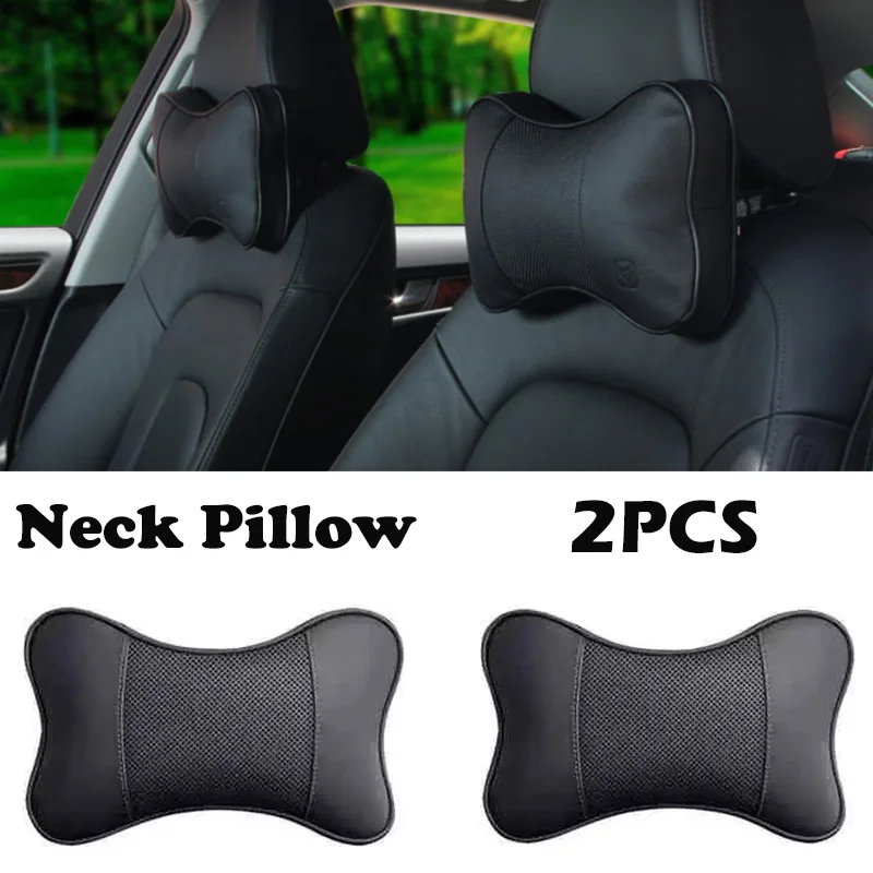

Car Headrest Neck Support Seat Soft Universal Car Neck Pillow 2 pieces Top Quality Neck Auto Safety Pillow Car Accessories