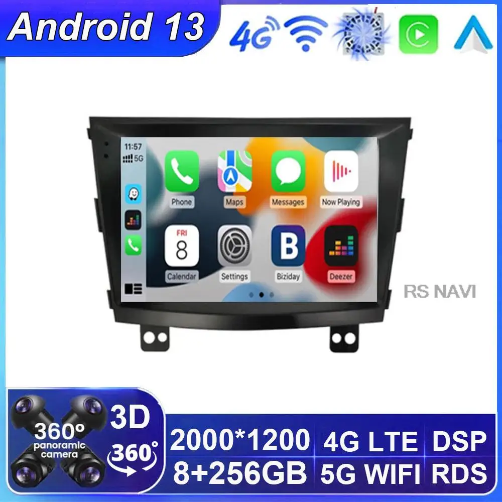 

Android 13 Car Rodio For SsangYong Tivolan Tivoli 2014-2017 Carplay Auto Multimedia Video Player Navigation Head Unit WIFI+4G BT