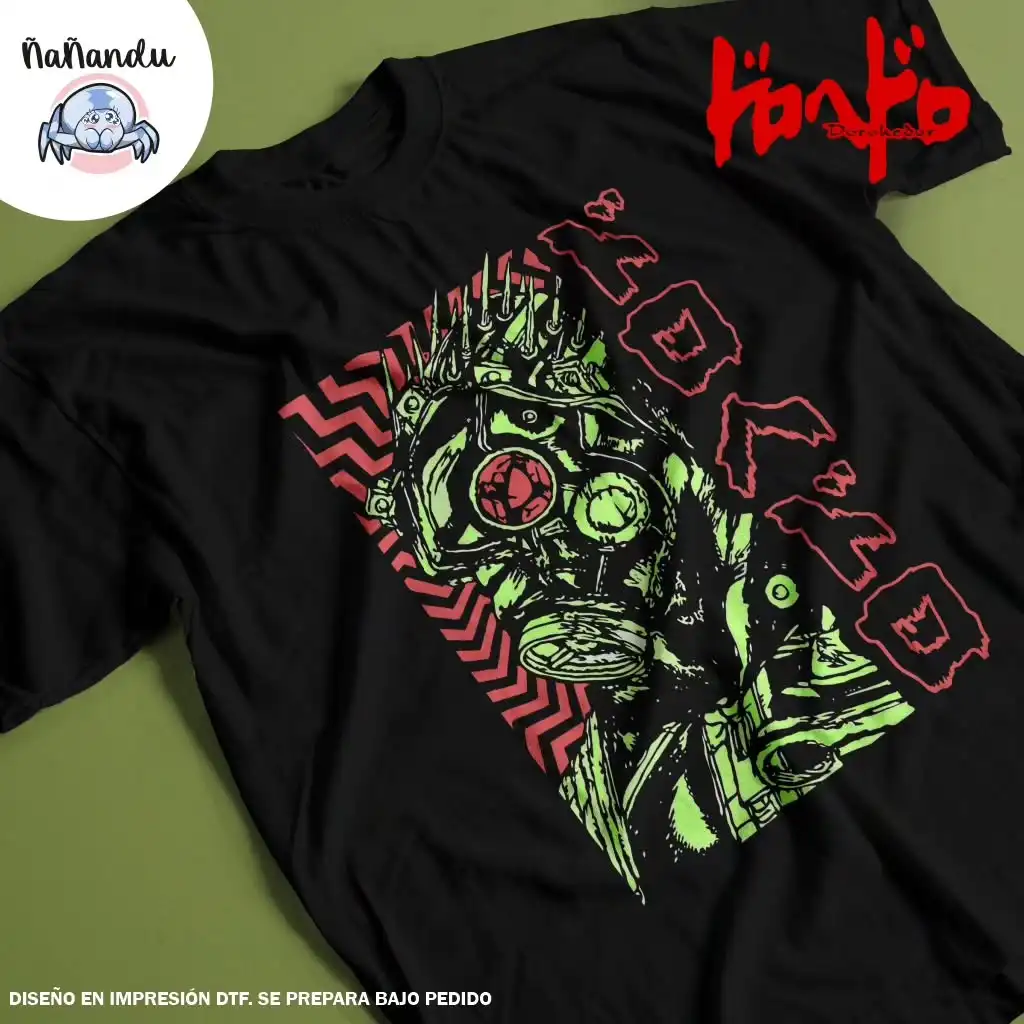 Dorohedoro المعادن تي شيرت المرأة كايمان كانجي الرعب شين كايمان نيكيدو 90s أنيمي المحملة القطن المتضخم فضفاض للجنسين الرجال تي شيرت #3