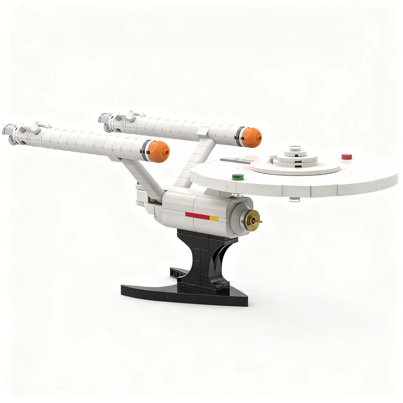 

NEW 354PCS Game Movie Star Treked MOC USS Enterprise NCC-1701 Space Ship Model DIY Creative Ideas Child Toy Assembly Puzzle Gift
