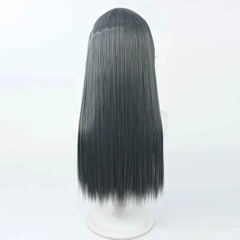 الأزرق الأرشيف أنو نونوري شعر مستعار تأثيري متعدد الألوان طويل مستقيم الشعر هدية عيد الهالوين #4