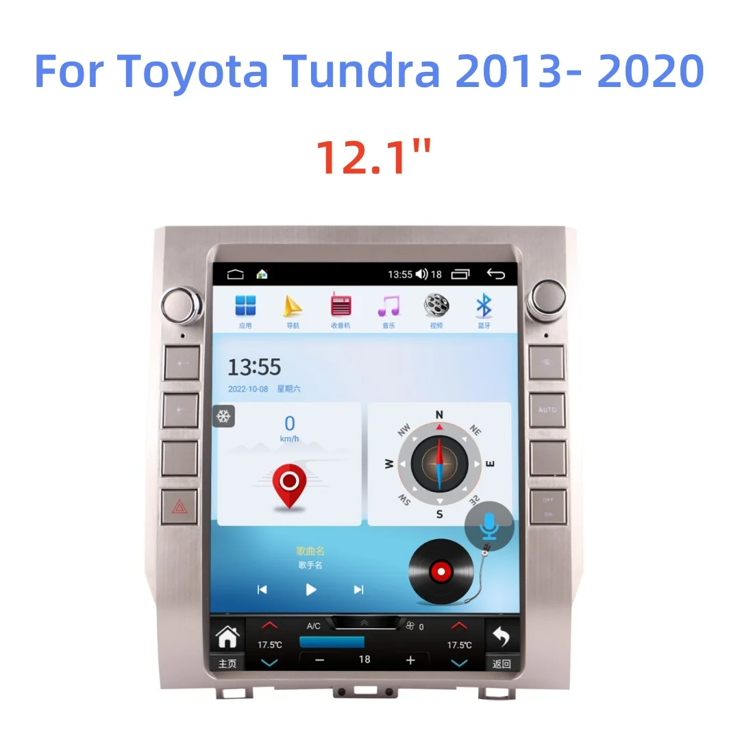

12.1 Inch Android 13 Auto Carplay Navi For Toyota Tundra 2013 2014 2015- 2020 Car Radio Multimedia Screen Stereo Head Unit