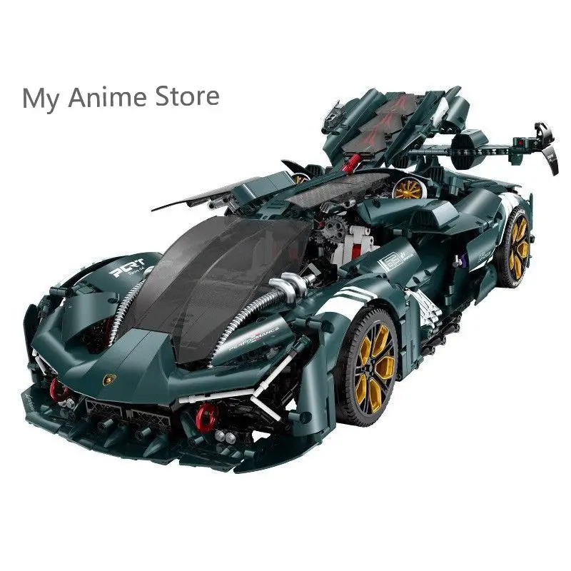 

3466pcs 1:8 Technical City Sports Car Terzo Millennio Building Blocks Model Bricks Toys Racing Car Bricks Toys for Boys Gift