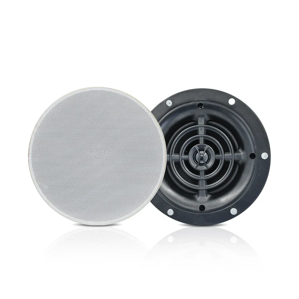 5-дюймовый потолочный динамик 10W HiFi стерео безрамный громкоговоритель система общего оповещения домашний кинотеатр фоновый музыкальный настенный громкоговоритель