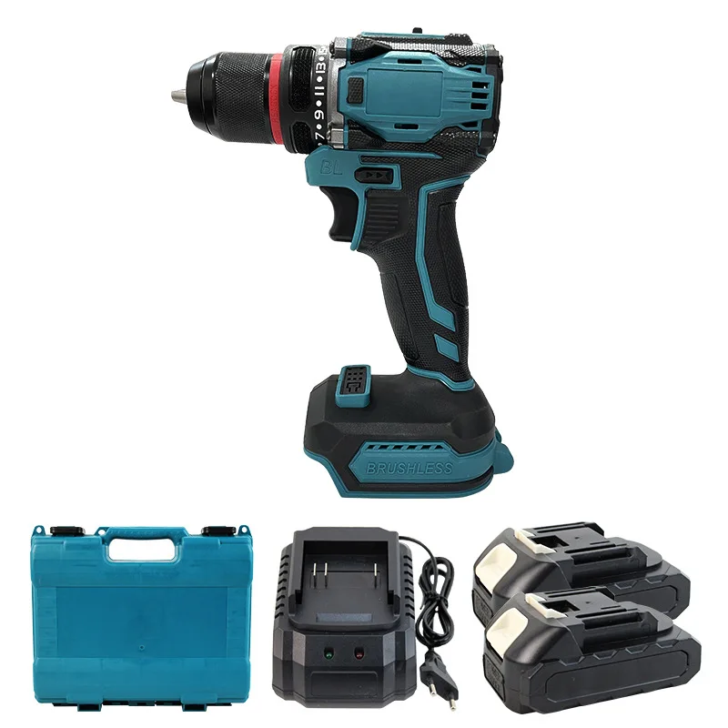 AcePower 10mm Electric Brushless Drill 2-Speed Cordless Drill Screwdriver 60-100Nm Torque Power Tools For Makita 18V Battery