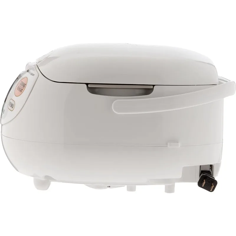 Zojirushi NS-ZCC10 5-1/2-Cup Neuro Fuzzy Rice Cooker and Warmer، أبيض ممتاز