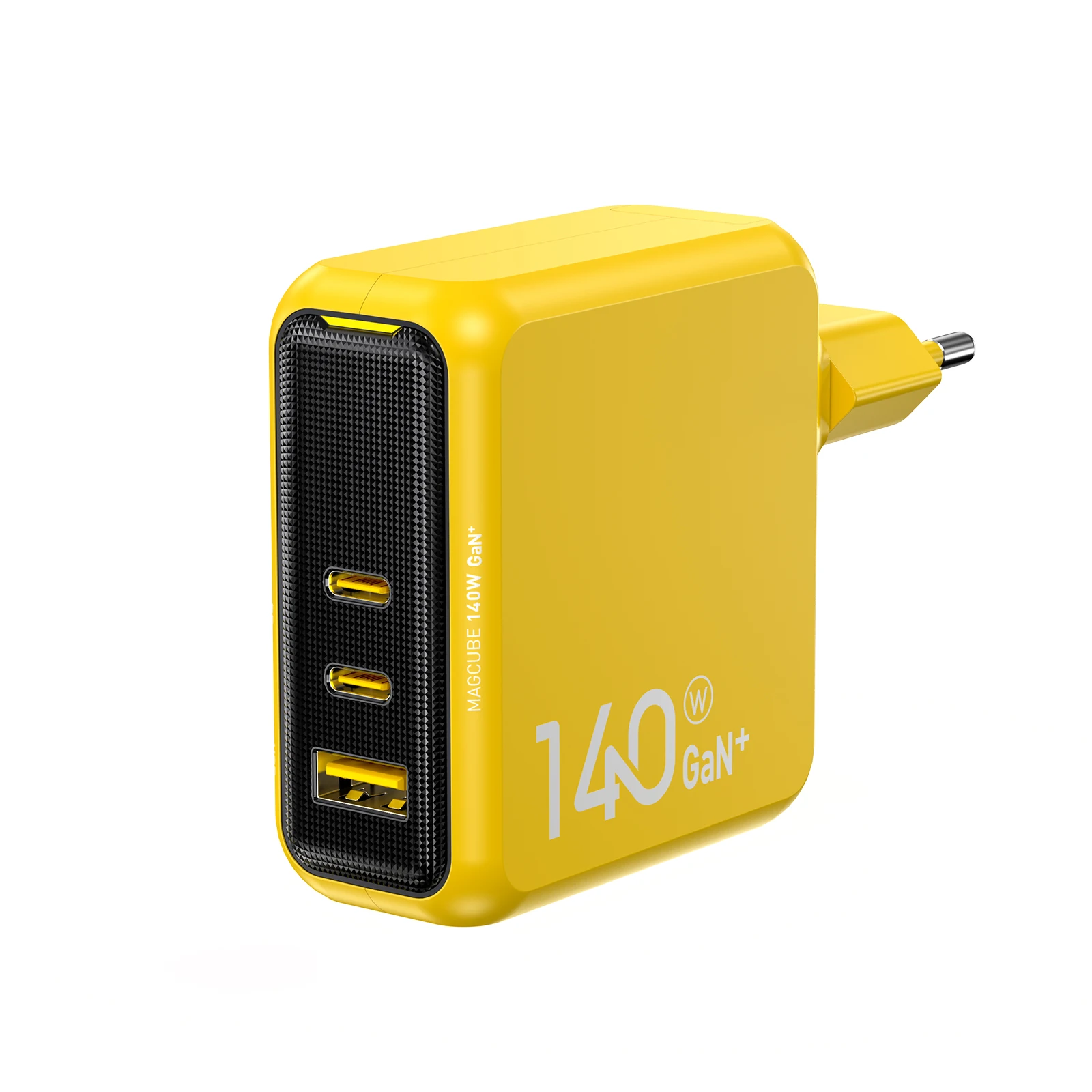 AOHI Magcube Pro 140W GaN phone charger PD3.1 3-Port USB C Charger For Macbook Pro Laptop Fast Charger For iPhone