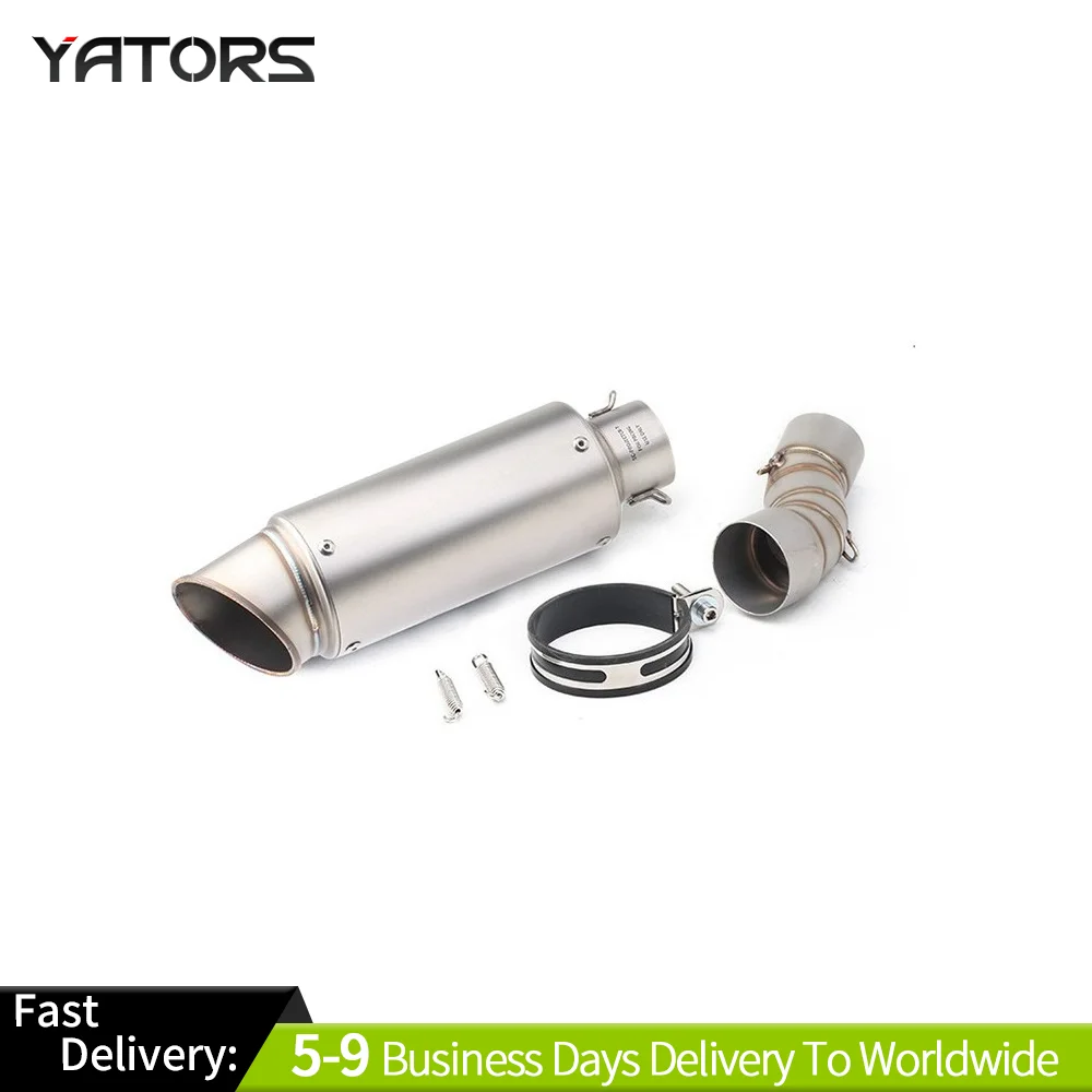 

For Kawasaki Ninja ZX6R ZX-6R ZX636 2009-2017 Exhaust Mid Link Pipe Muffler Exhaust Systems Exhausts Pipes