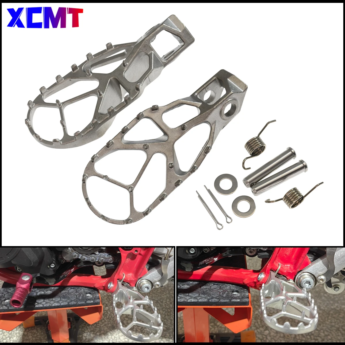 

Для Husqvarna FC FX TX TC TE FS 125 150 250 300 FE 350 S W 450 501 2023 2024 аксессуары Подножки педаль