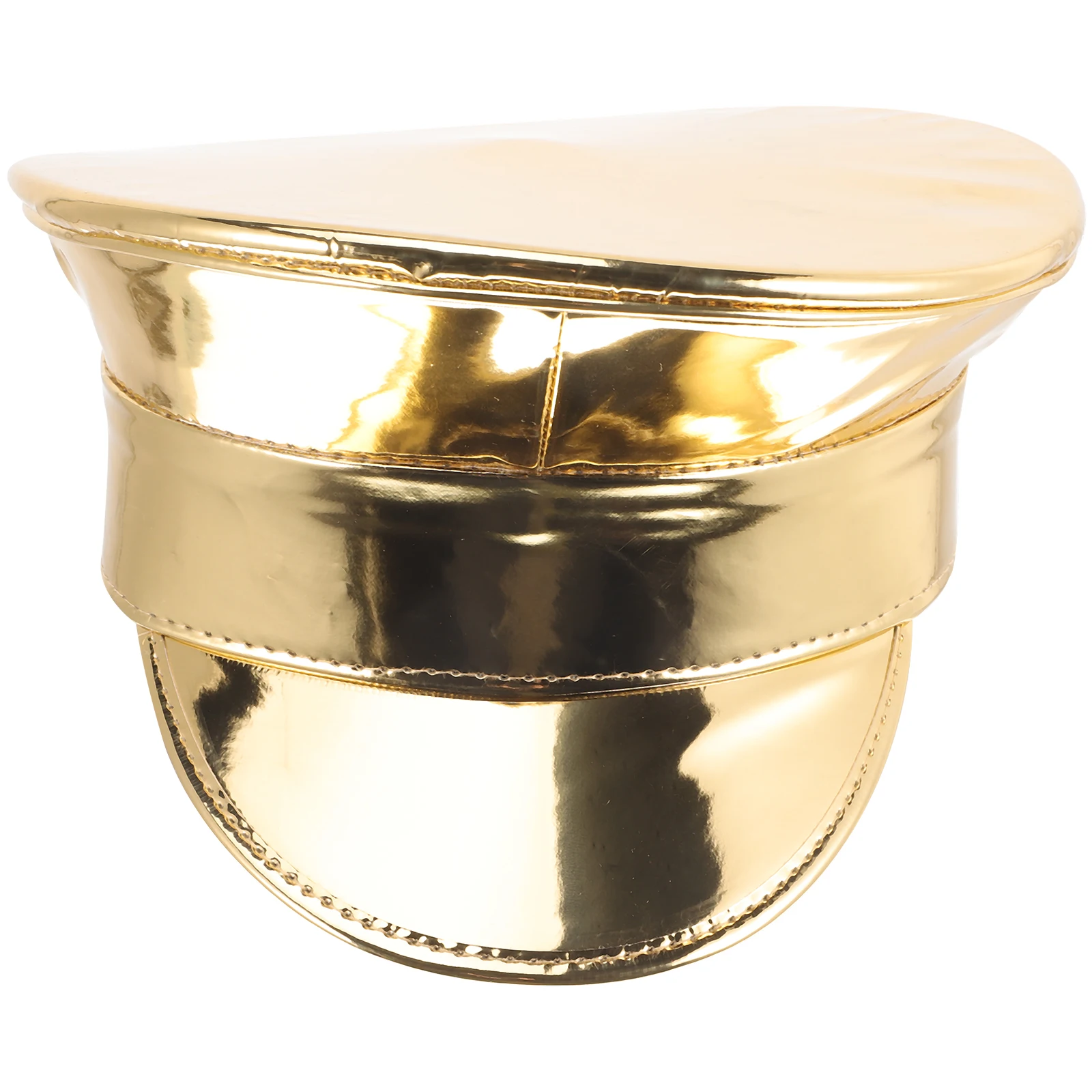 

Glossy Beret Hat Women Sailor Costume Party Accessories Nautical Birthday Halloween Navy Hat Costume Fancy Dress Caps