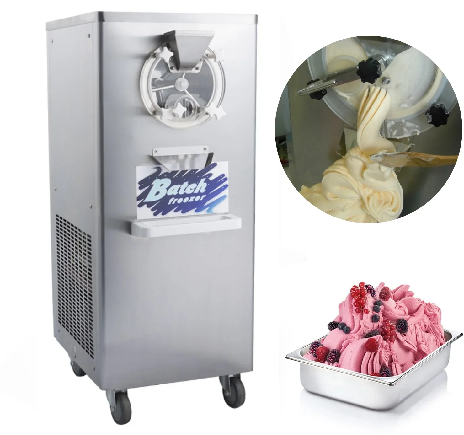 Tasty Itlaly Gelato Making Machine Commercial Hard Ice Cream Machine Ice Cream Bar Machine