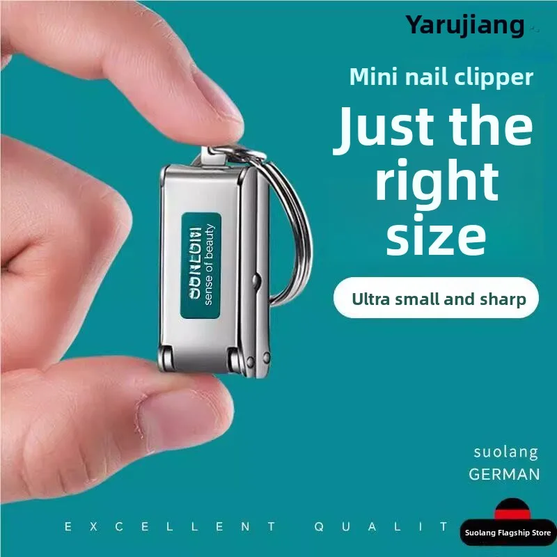

New Stainless Steel Nail Clippers High End Single Piece Home Use Nail Trimming Tool Compact Portable Nail Clippers