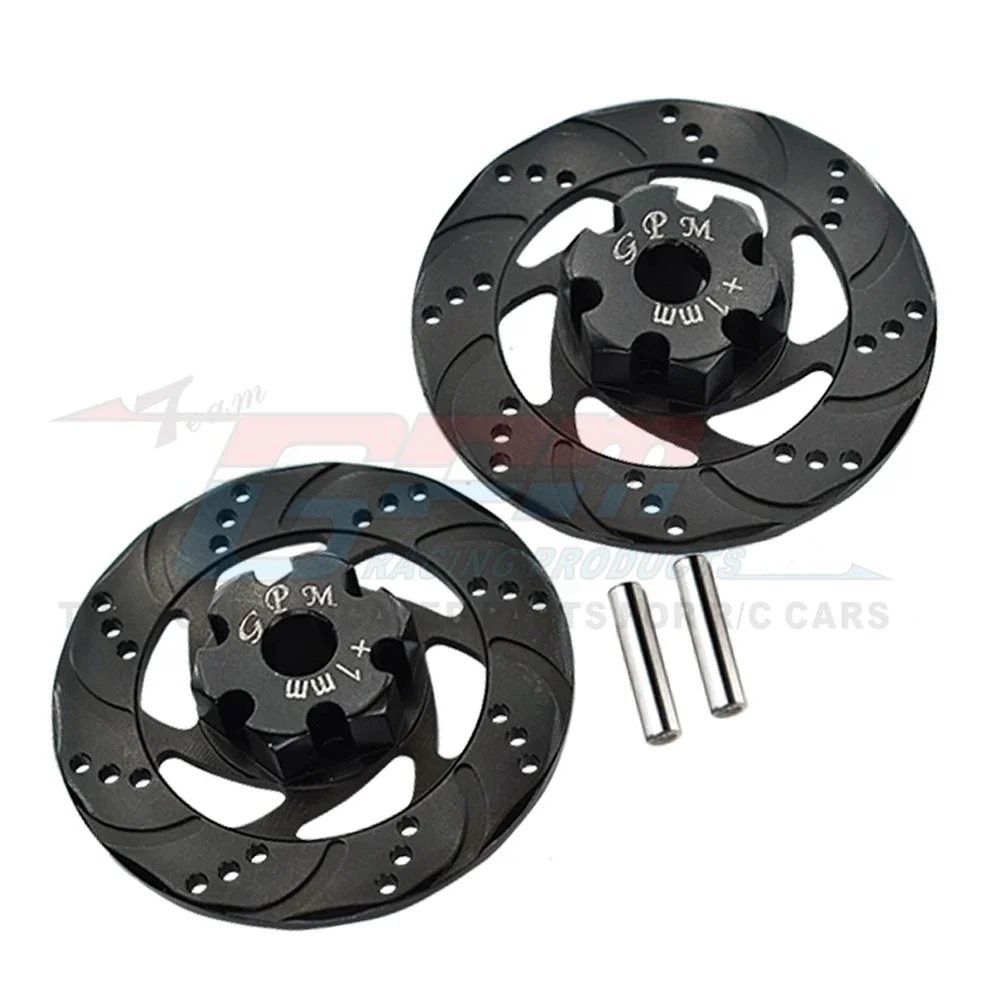 GPM for Traxxas 1/7 UDR Unlimited Desert Racer Race Truck 85076-4 85086-4 Metal Aluminum +1MM Wheel Hubs Brake Disc 8569 8568