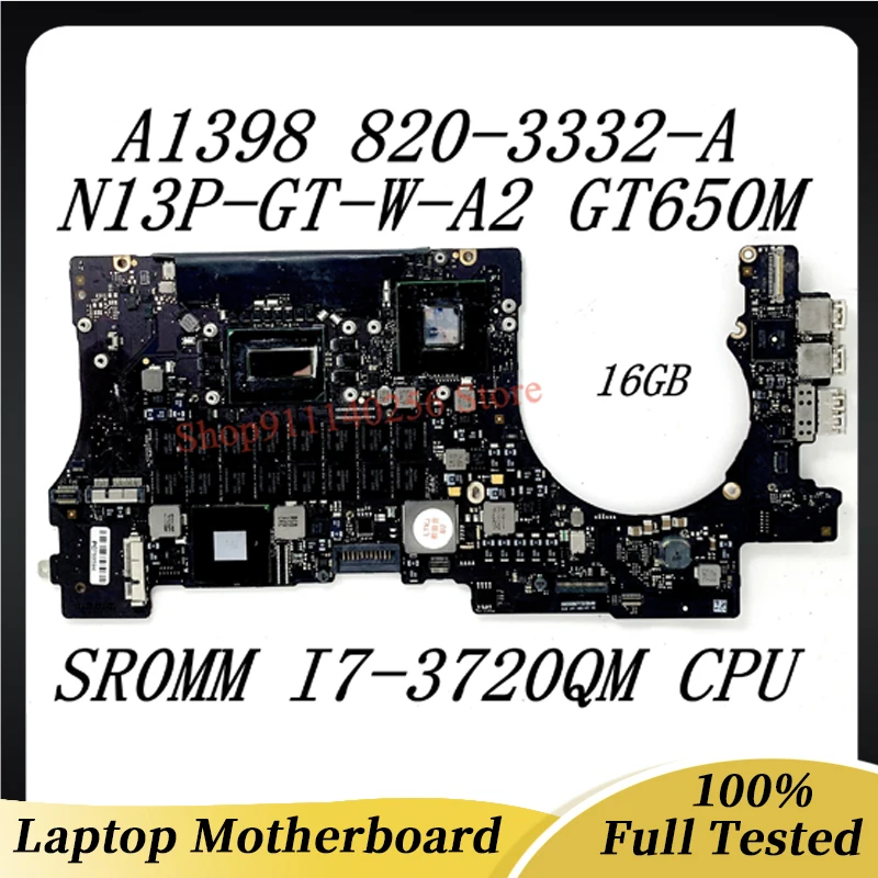 820-3332-A 2.6Ghz 16GB For APPLE Pro 15