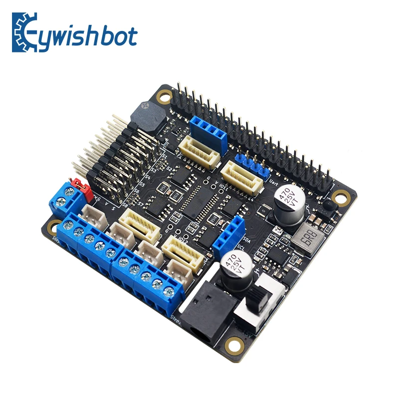 c Robot Motor Driver Board GPIO Expansion Board Suitable for Raspberry Pi 4th Generation 4B/3b+