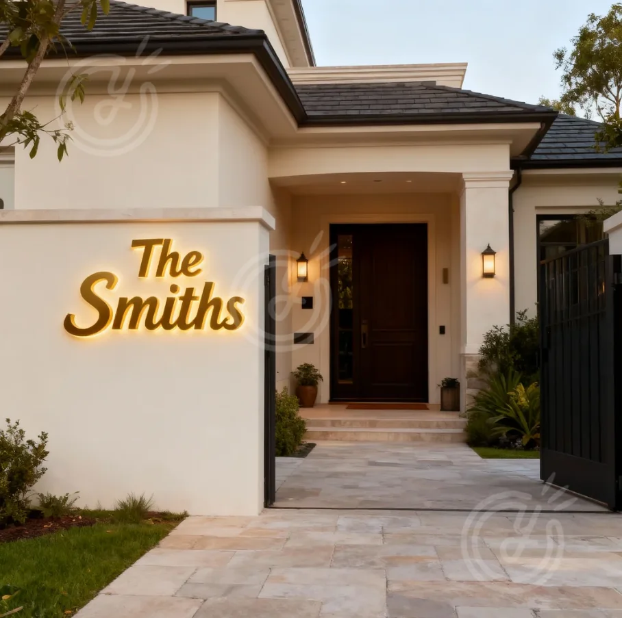 

Металлические вывески на заказ, логотип, световые буквы, уличная вывеска с подсветкой в помещении, 3D вывеска с подсветкой на заказ для дома, вывеска The Smiths