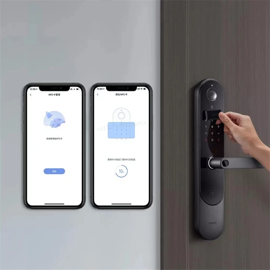 Aqara Smart Door Lock NFC Card Support Aqara Smart Door Lock N100 N200 P100 D200 Series App Control EAL5+ Chip For Home Security