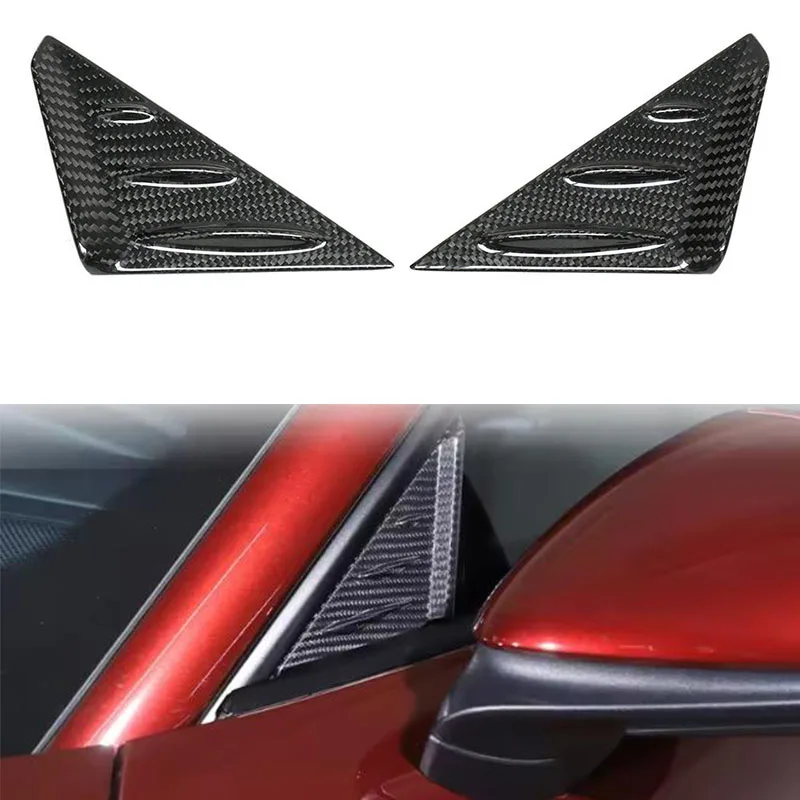 Настоящая передняя дверь из углеродного волокна GT3 RS треугольная крышка 2x для Porsche 911/991 2012-2019 718 2016-2025 992 22-25 981 12-16