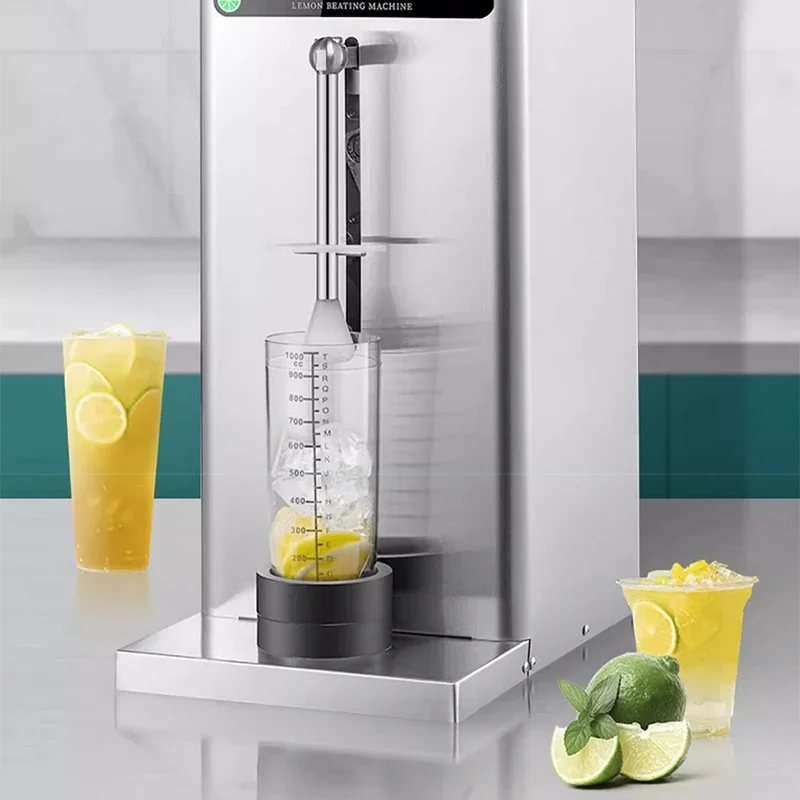 

Fully Automatic Lemon Beating Machine Fresh Fruit Smoothie Crushing Ice Hammer Milk Tea Machine Commercial
