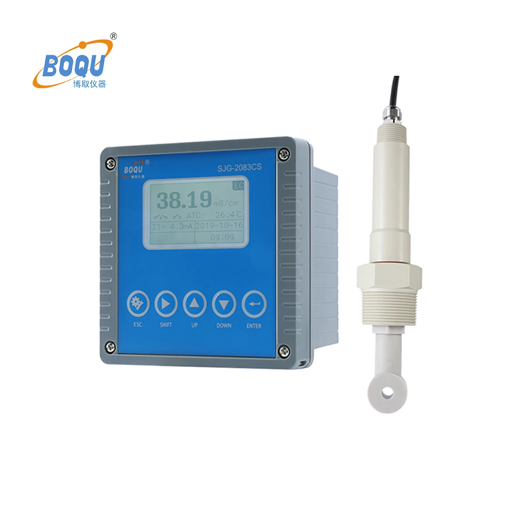 Monitoramento da qualidade da água hcl naoh h2so4 nacl hno3 medidor rs485 4 20 ma medidor de concentração de alcaloide ácido para limpeza de tubos