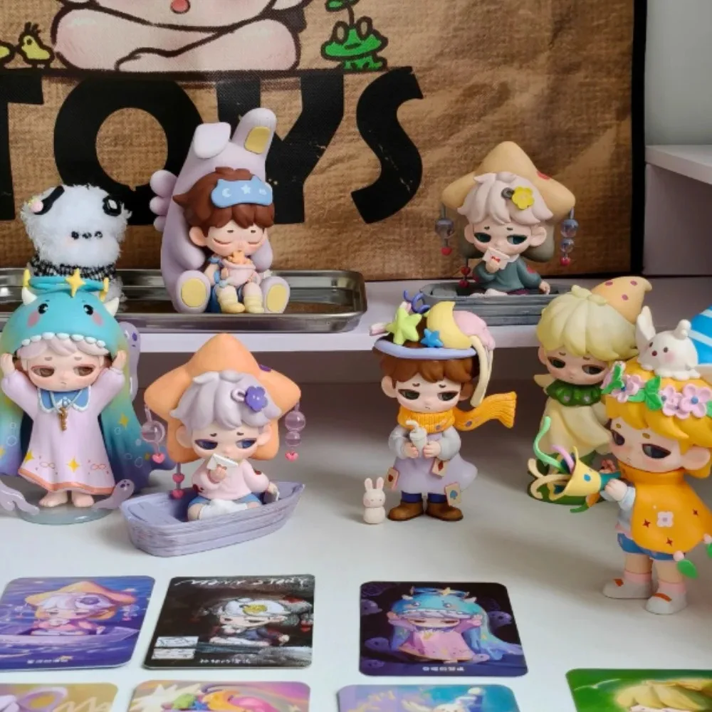 Mann STORY – boîte aveugle série The Imaginative Me, modèles de poupées de dessin animé, jouets, ornements de bureau, cadeaux d'anniversaire