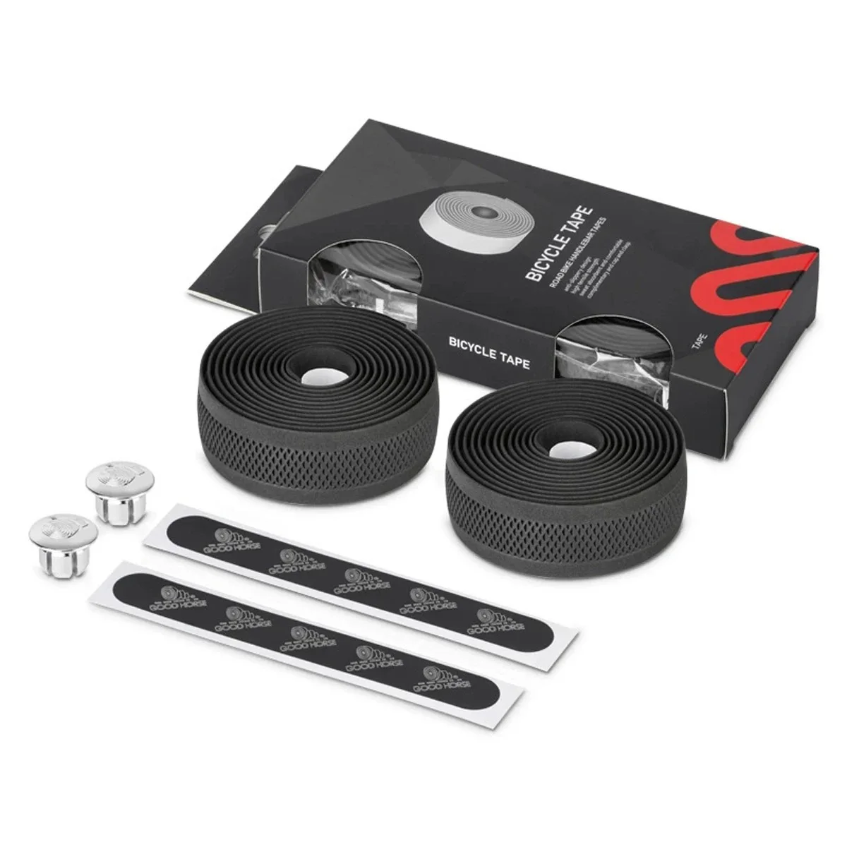 Breathable Hollow-out Bicycle Handlebar Tape Absorb Sweat EVA Non-Slip Shockproof Multi-Purpose For Badminton Fishing Rods