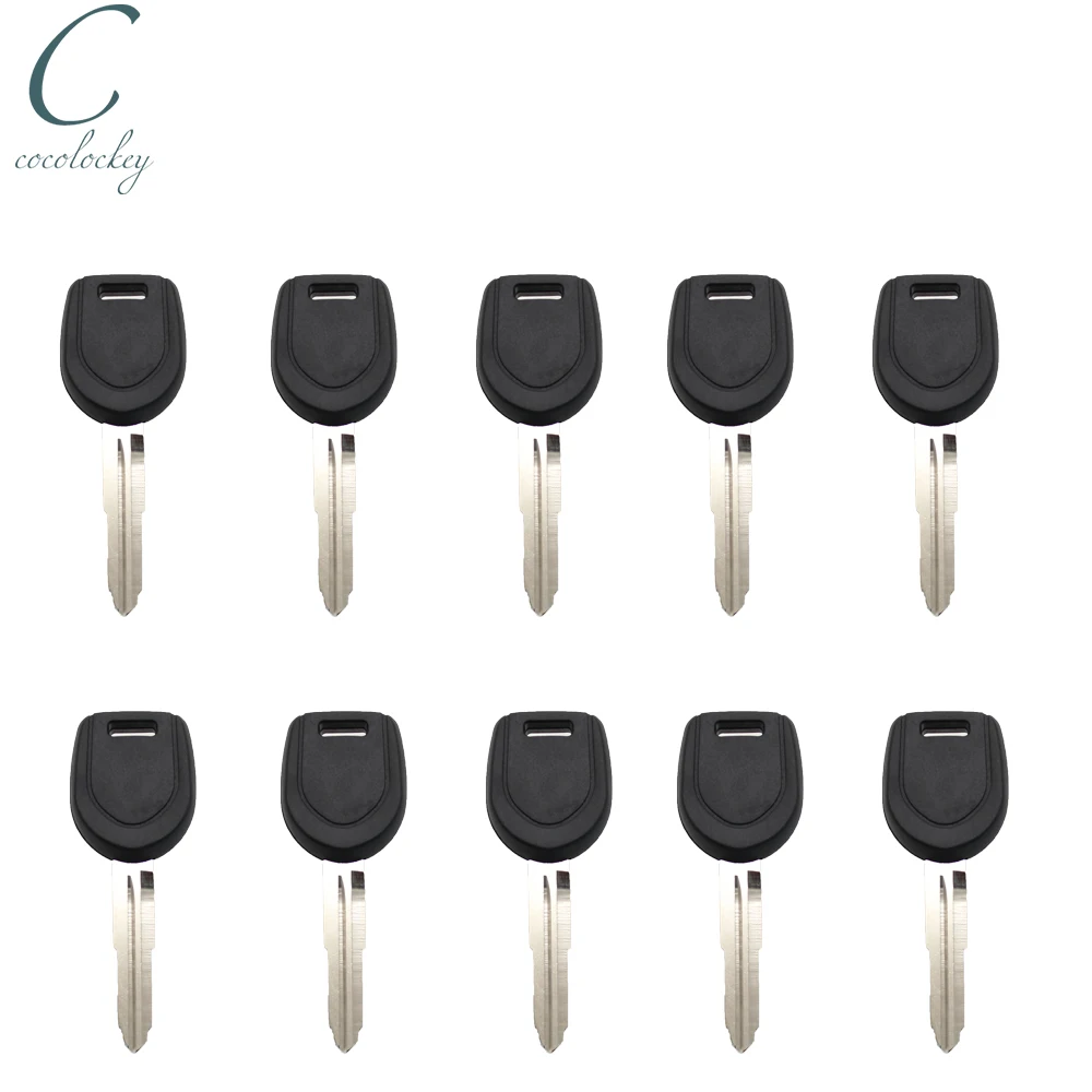

Cocolockey Blank Replacement Transponder Chip Key Shell New MIT8 Blade for Mitsubishi Colt Outlander Mirage Pajero 10pcs/lot