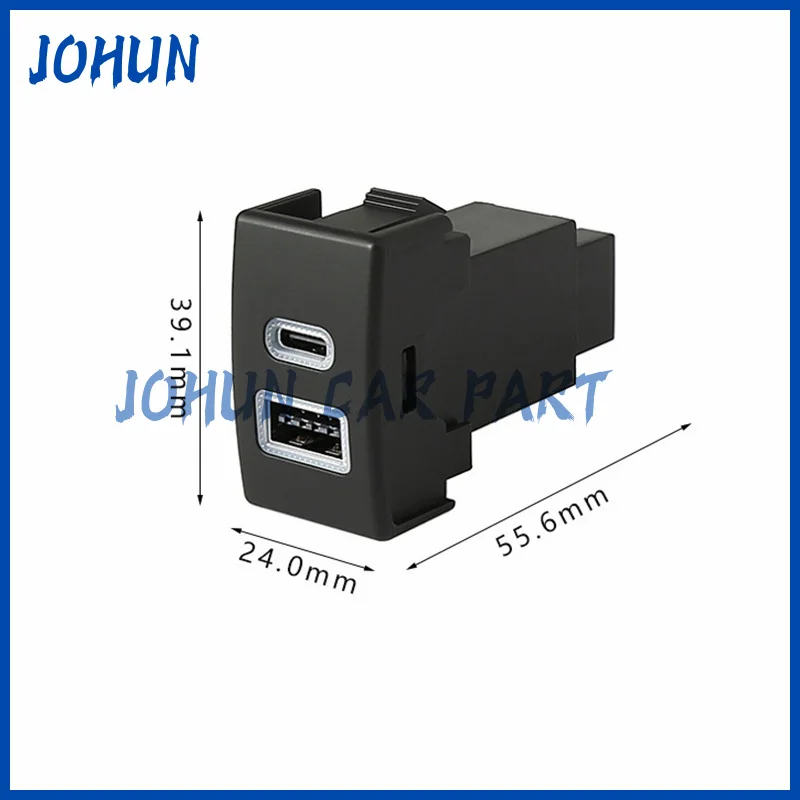 12V Car Dual Fast Charge PD Fast Charge QC3.0 Charging Outlet Power Interface Adapter for Mazda 3 5 6 2 CX-7 Cars Accessories