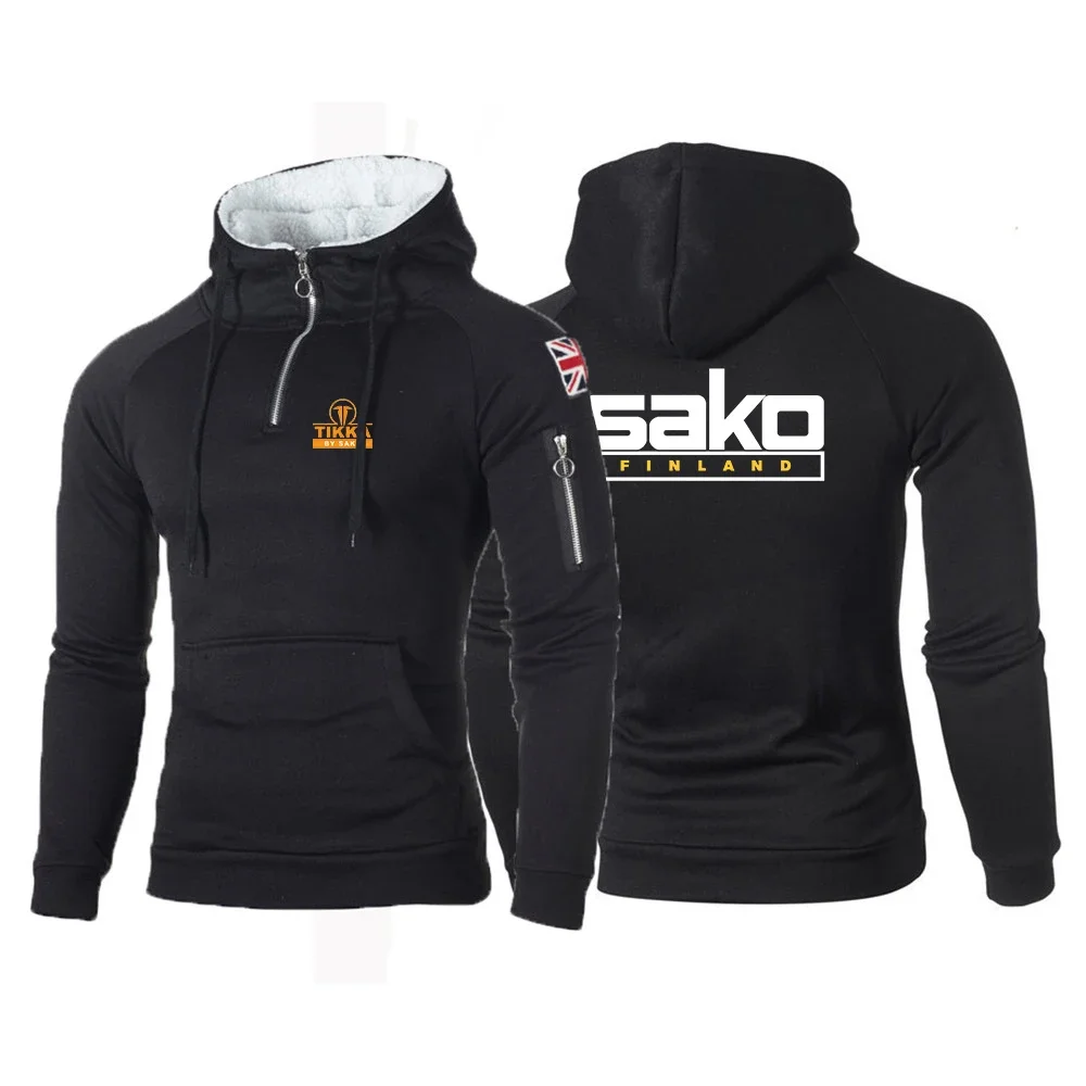 Tikka By Sako Finland Firearms 2023 New Men's Hoodie Autumn And Winter Keep Warm Casual Coat Fashion Trend Fitness Sportswear