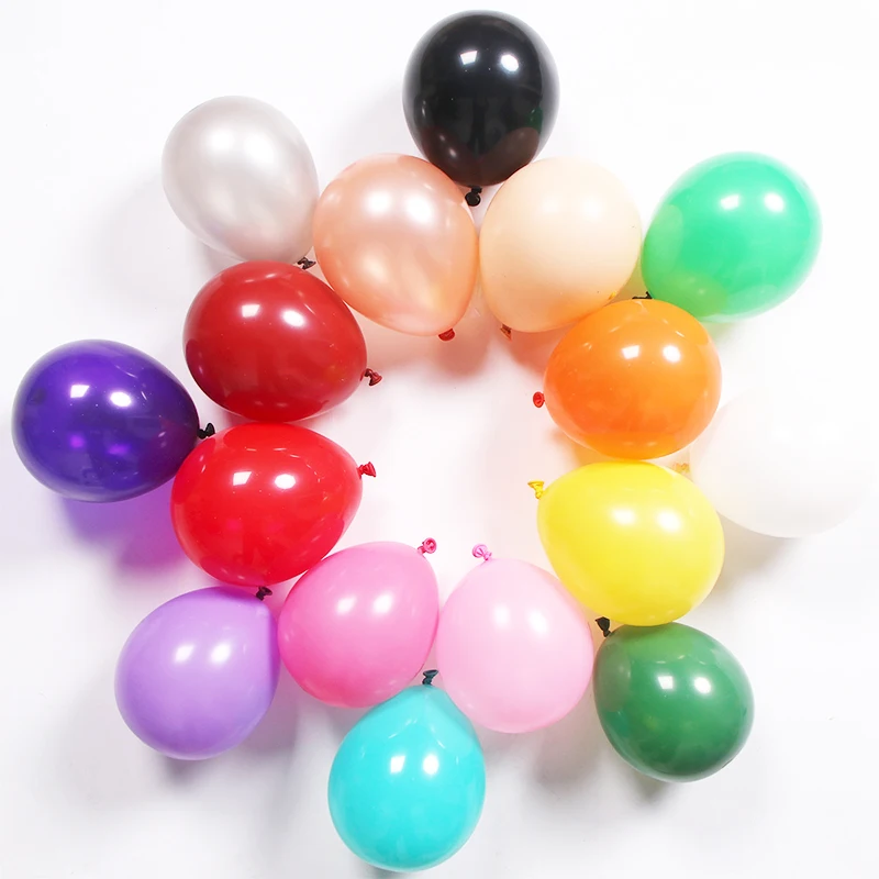 

5/10/12 Inches Multicolor Matte Balloon Birthday Party Arch Baby Show Theme Scene Valentine's Day Romantic Baloon Supplies