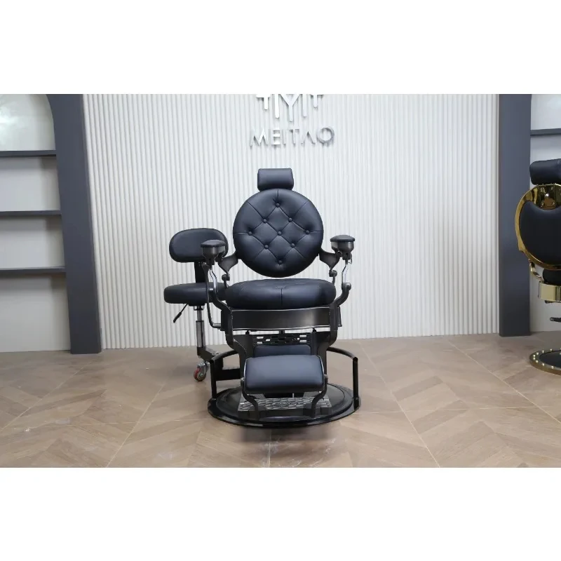 Adjustle Barber Cutting Rotating Hairdrser With Wheels Technician Chair Swivel Stool Hair Salon