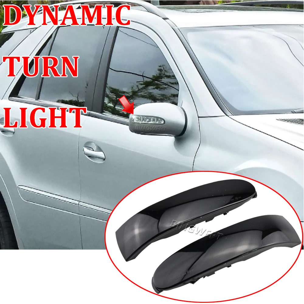 

Лампа указателя поворота для Mercedes-Benz ML GL Class W164 X164, динамическая зеркальная мигающая лампа 2005-2008