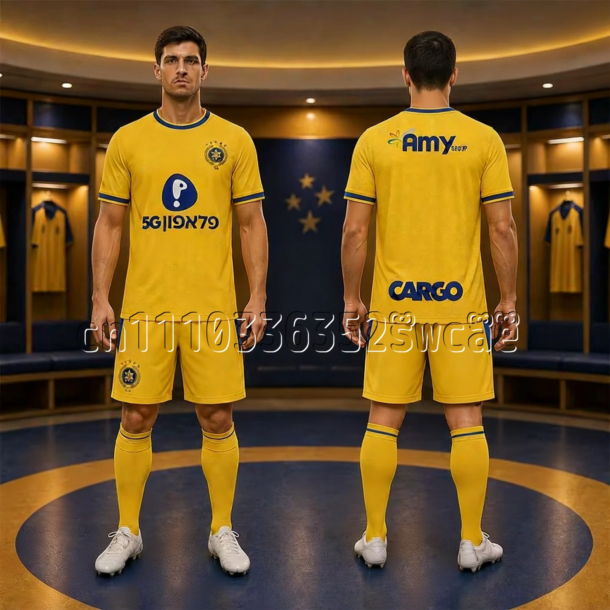 2026 Unisex Quick-Dry Breathable Maccabi Tel Aviv Jersey Sports T-shirt Set for Hot Summer Men's Training Wear FamilyMatching