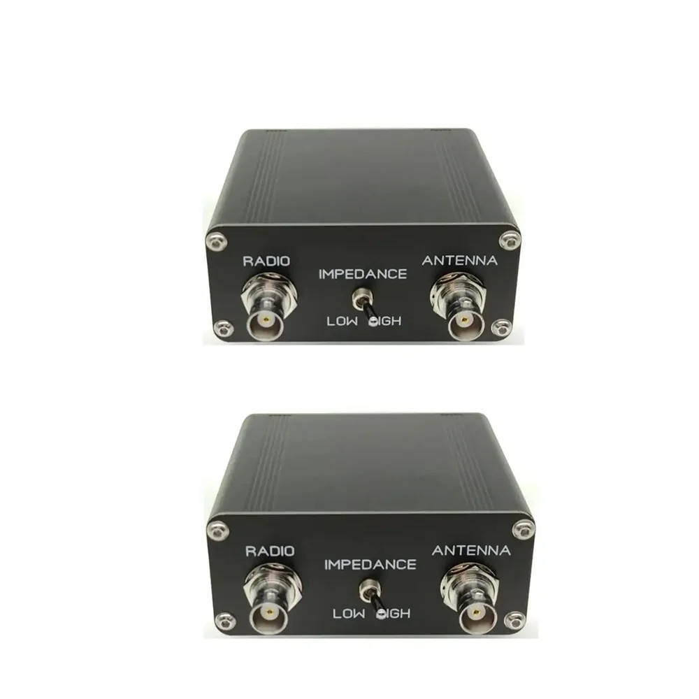 2Pcs QRP Z-match Manual Antenna Tuner 3-28MHz 25-2500Ω Impedance Matching 5W/10W BNC for HAM Radio