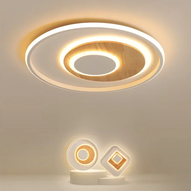 Nordic Bedroom Ceiling Light Modern Simple Led Bathroom Ceiling Light Ultra-thin Iron Work Indoor Lighting Lampara Sa Kisame FYC