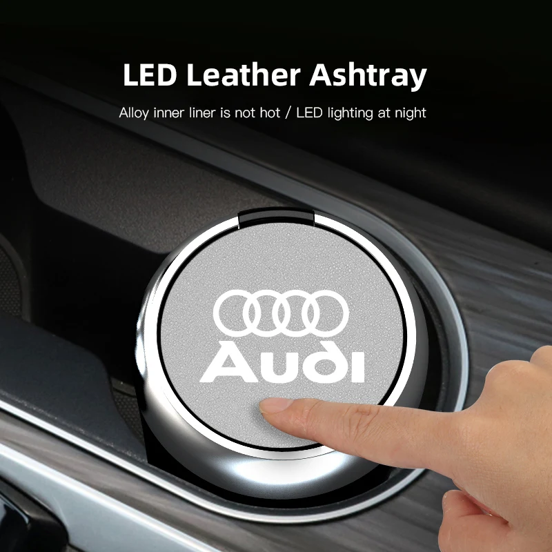 Car Ashtray Accessories Vehicles Auto Accessories Novelty For Audi A2 A3 A4 A5 A6 A7 A8 B6 8l 8P 8V Q1 Q2 Q3 Q4 Q5 Q6 Q7 Q8 TT