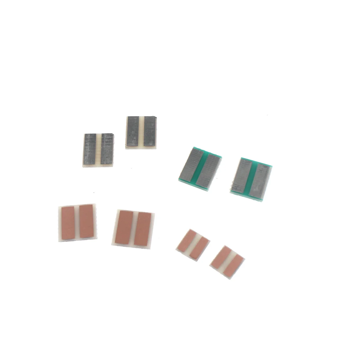 100PCS Double-sided 2-wire terminal board 6.25X6.7 8.5X10 10X10MM universal board Test board PCB empty board