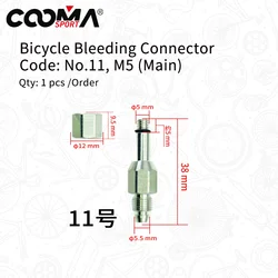 Bicycle Hydraulic Brake Bleed Adapters with Veries size For Shimano, Avid, Sram, Hayes, Formula, Magura, etc.