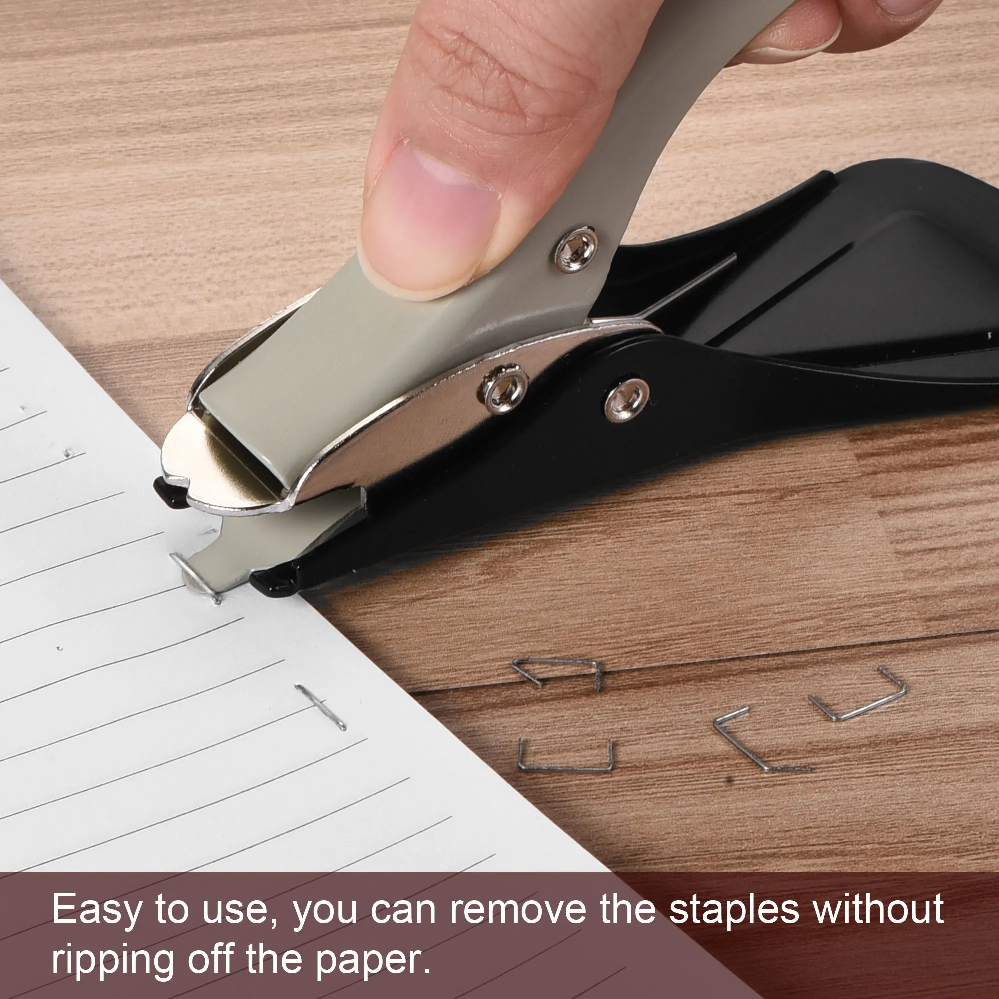 Staple Remover Tools, Heavy Staplers Removal for Office Home Business, Black
